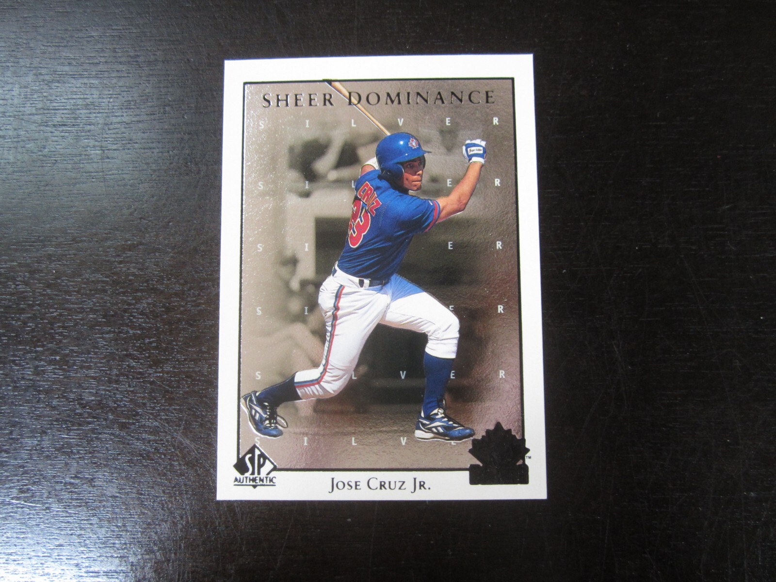 1998 SP Sheer Dominance Silver # SD23 Jose Cruz Jr Card (B65) Toronto Blue Jays