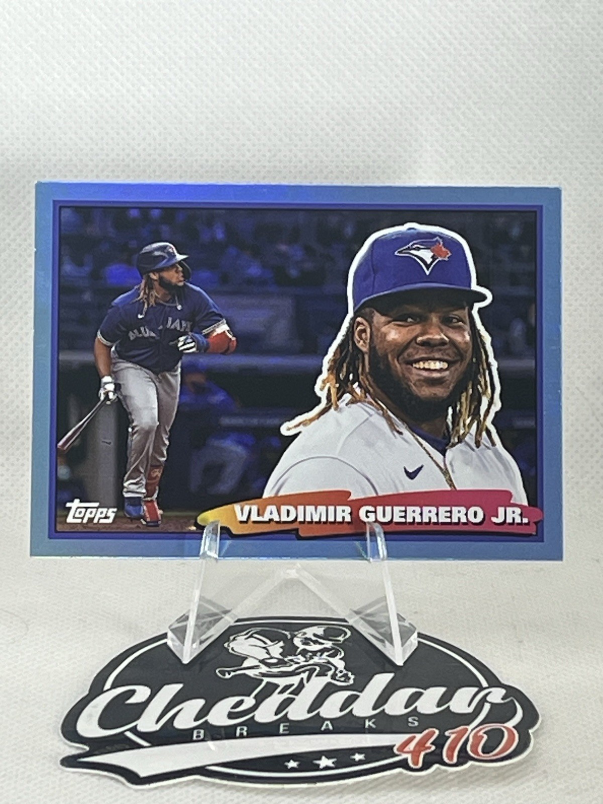 2022 Topps Archives #88BF-50 Vladimir Guerrero Jr. 1988 Topps Big Foil Blue Jays