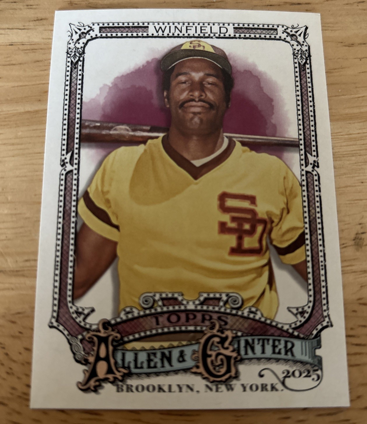 2025 Topps Allen & Ginter Baseball #151 Dave Winfield – San Diego Padres