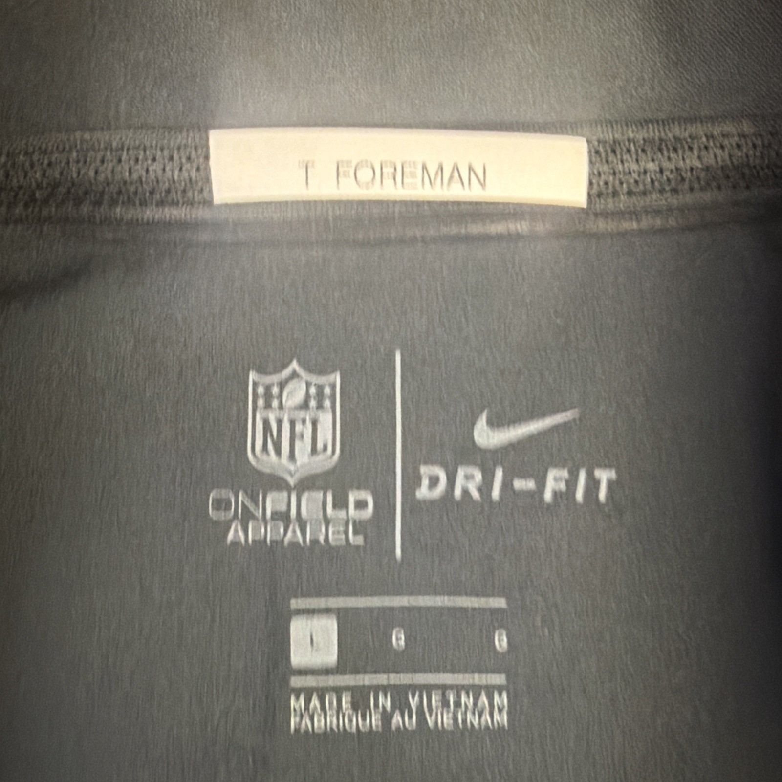 Carolina Panthers Nike Shirt Men’s Large Dri Fit Polo Football NFL Active Light