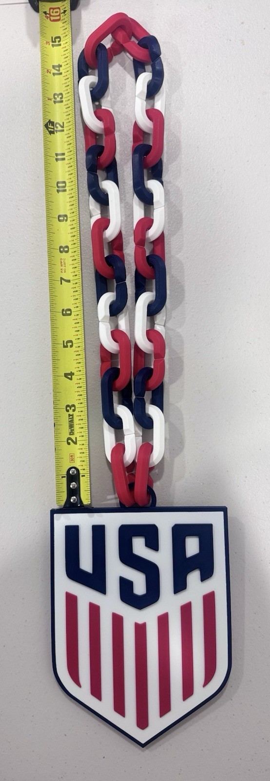 🔥🇺🇸UNITED STATES (USA)⚽️World Cup Logo Pendant,Hype Chain(FAST FREE SHIPPING)