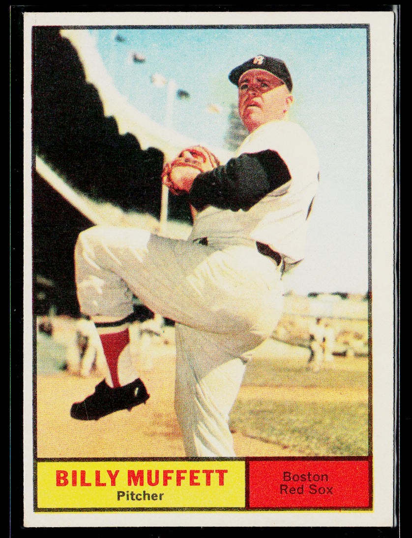Billy Muffett 1961 Topps #16 Boston Red Sox