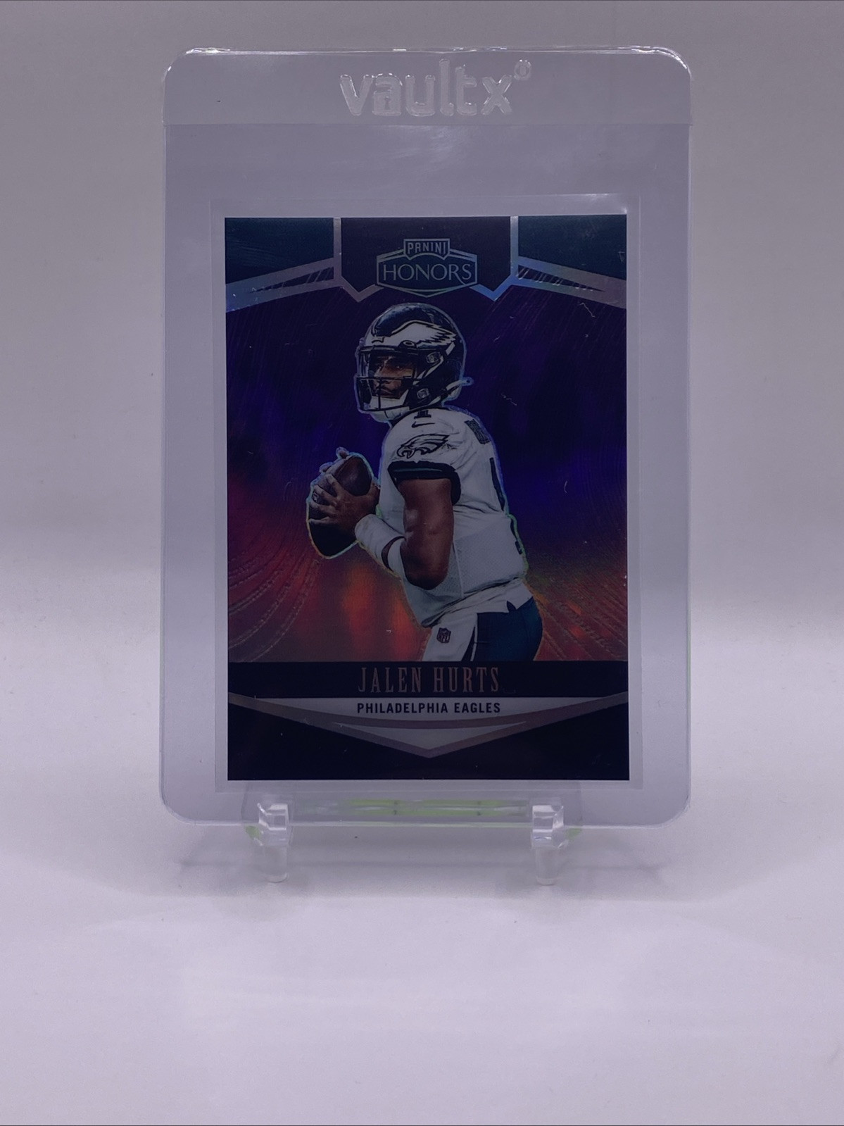 Jalen Hurts 2022 Panini Honors Purple Prizm Card #17 /12 Super Bowl MVP Clean