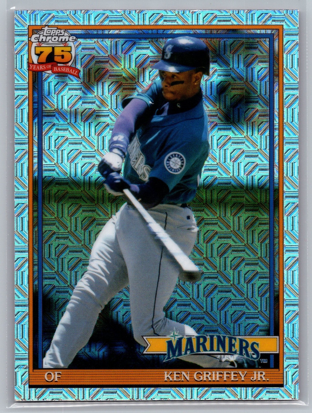 2026 Topps Series 1 – 1991 Topps Chrome Silver Mojo – Ken Griffey Jr. #91C-51
