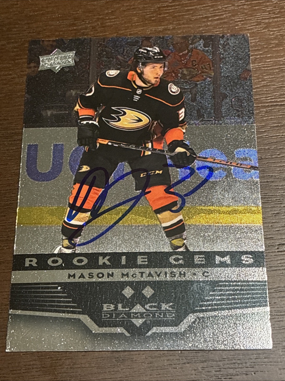 2021-22 Extended Series Ducks Mason McTavish Signed Rookie Gems Card Auto