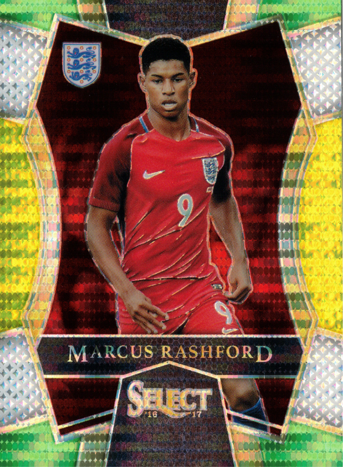 2016-17 Panini Select – Mezzanine Marcus Rashford #151 Multi-Color Prizm (RC)