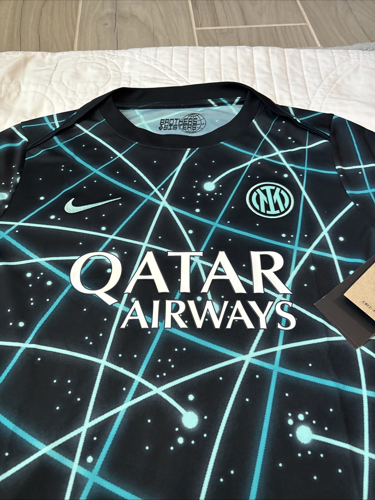 Nike Inter Milan Medium Pre-Match Jersey Italy Club IF3969-011 NWT