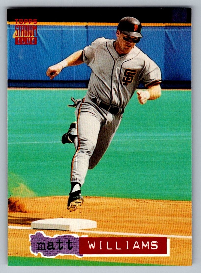 1994 Stadium Club #419 Matt Williams Giants
