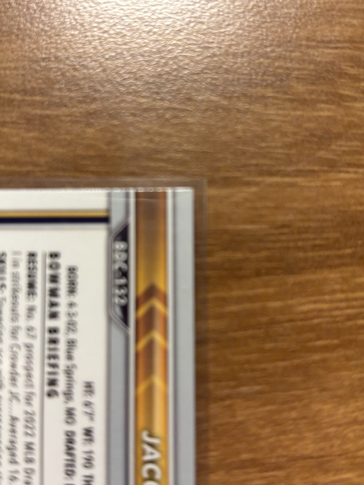 2022 Bowman Draft Chrome Base Jacob Misiorowski #BDC-132