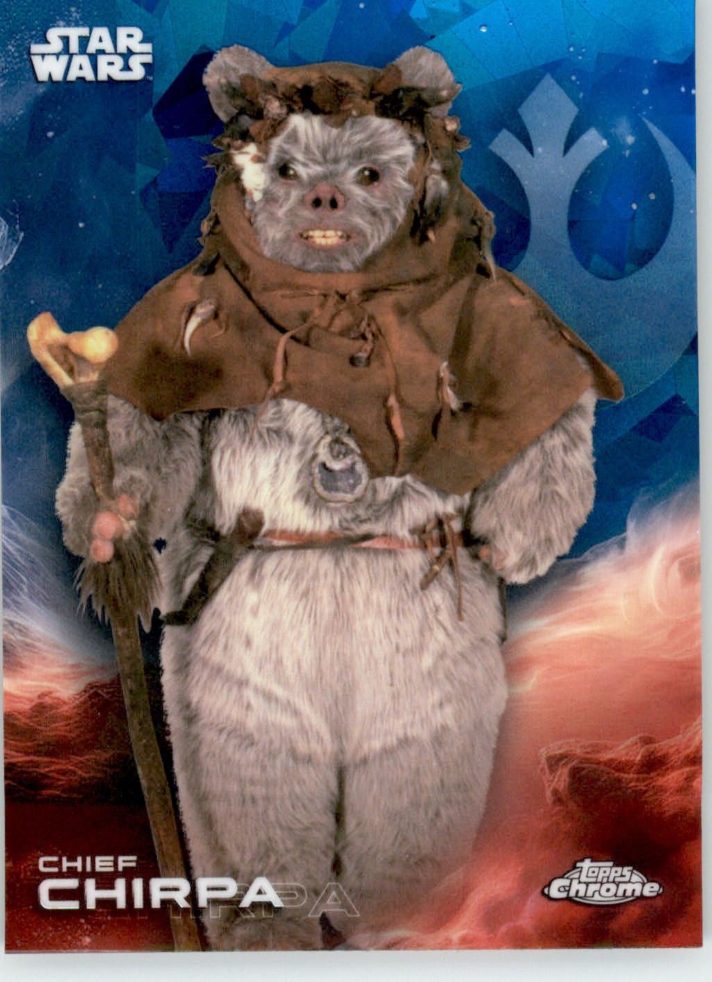 Chief Chirpa – 2025 Topps Chrome Star Wars Sapphire – #112 – Non_sport