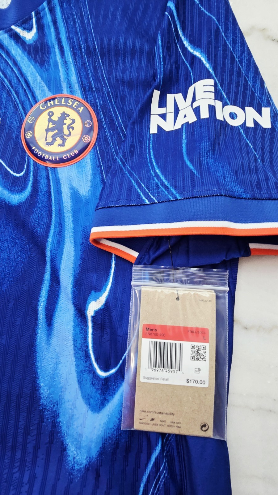 2024/25 Nike Chelsea FC #20 PALMER UEFA Conference Cup Winner Match Authentic