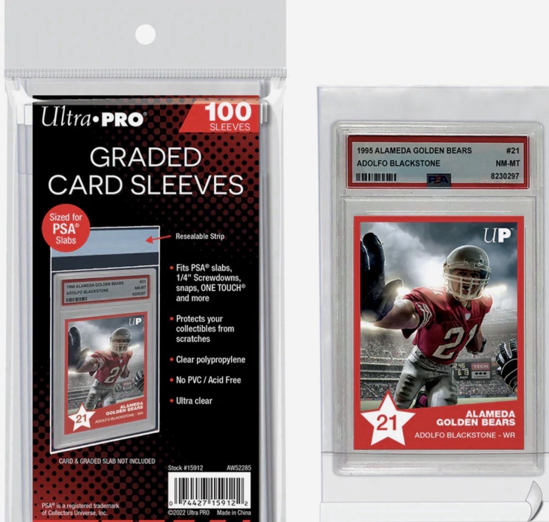ULTRA PRO GRADED CARD SLEEVES PSA NEW PACK OF 100