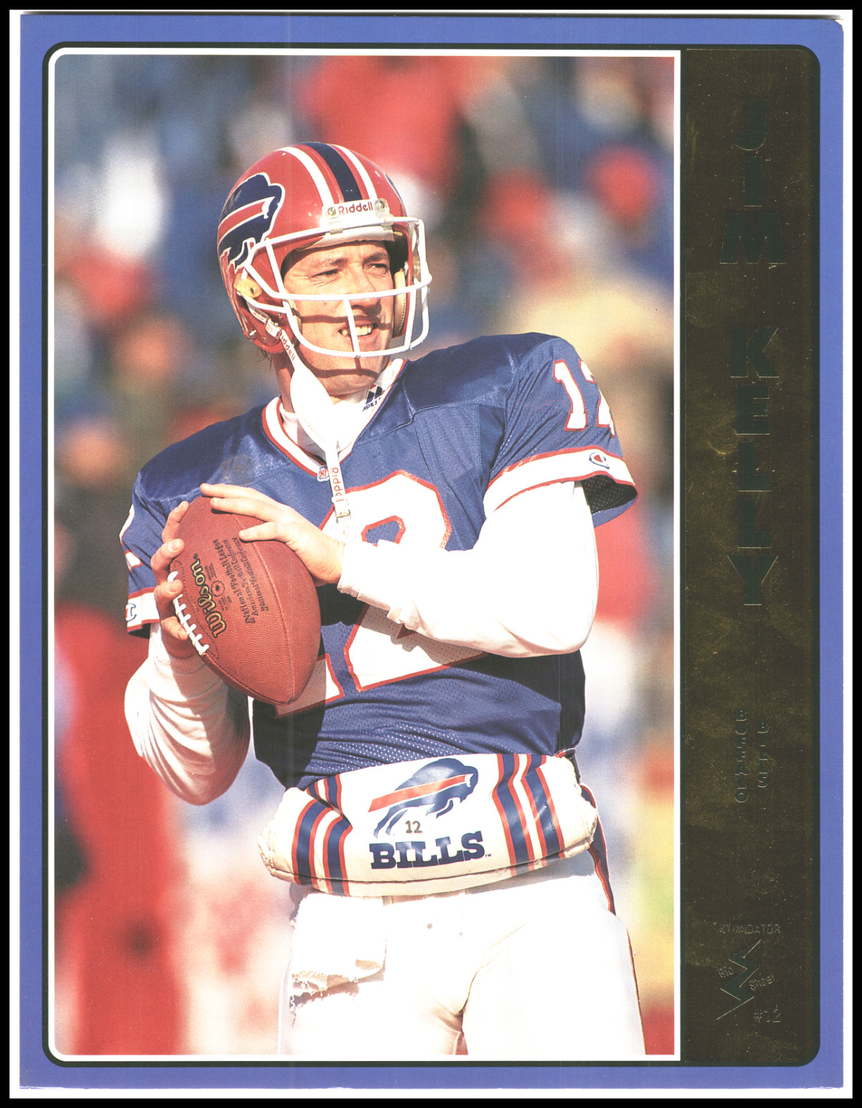 1992/93 Intimidator Bio Sheet NFL Football Card Complete Sealed Set