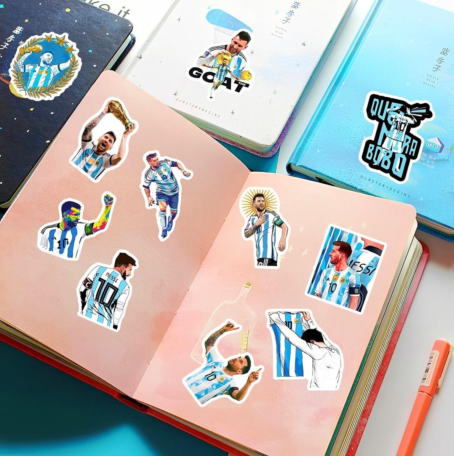 50PCS Messi Waterproof Stickers – Perfect for Crafts, Gifts & Personalization