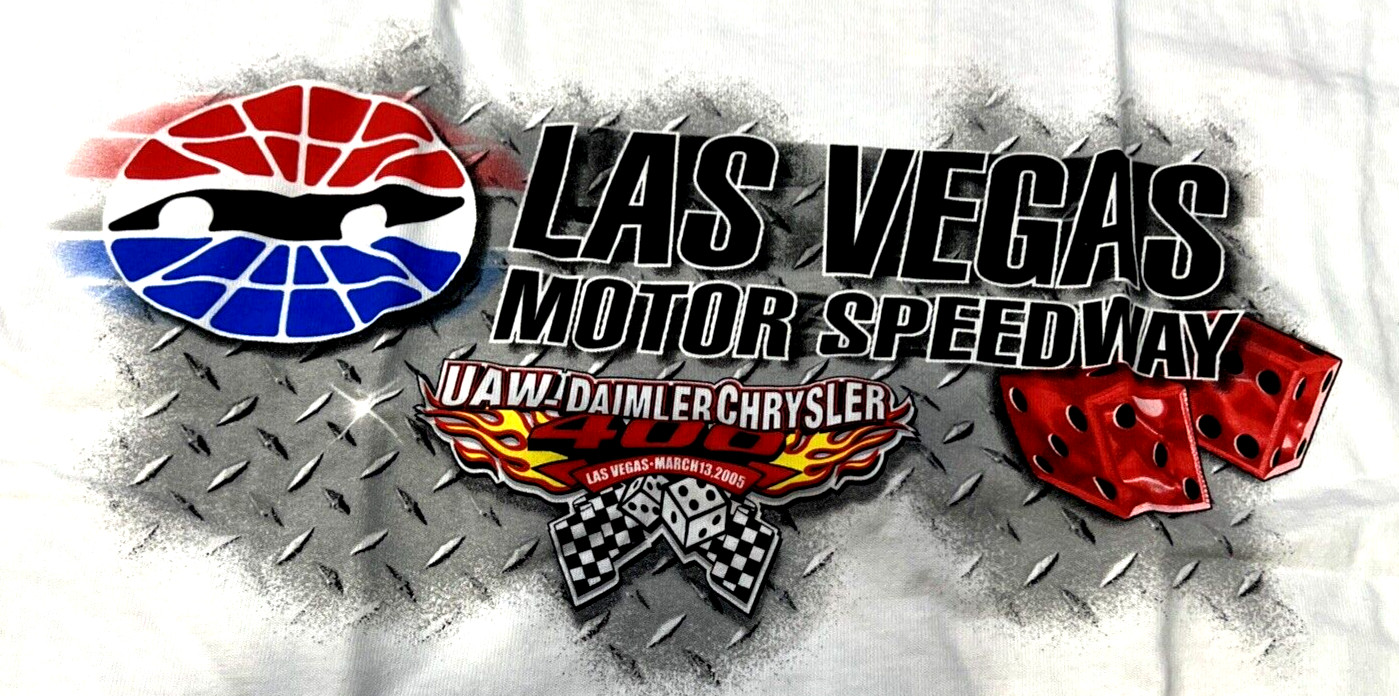 Vintage NASCAR Racing Shirts Las Vegas (Old Venders Stock) (4-Pack) (Size Large)