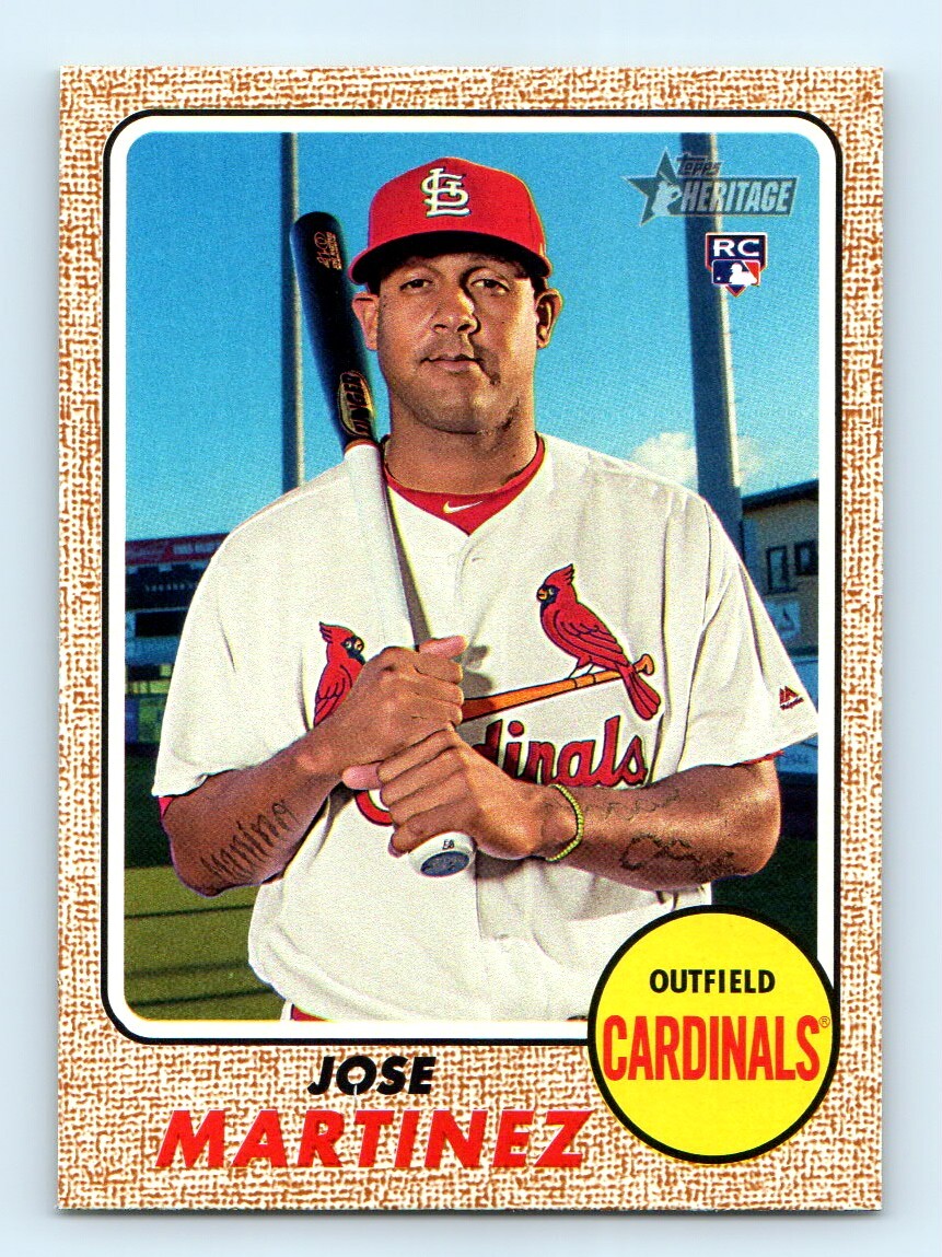 2017 Topps Heritage Jose Martinez Rookie St. Louis Cardinals #511