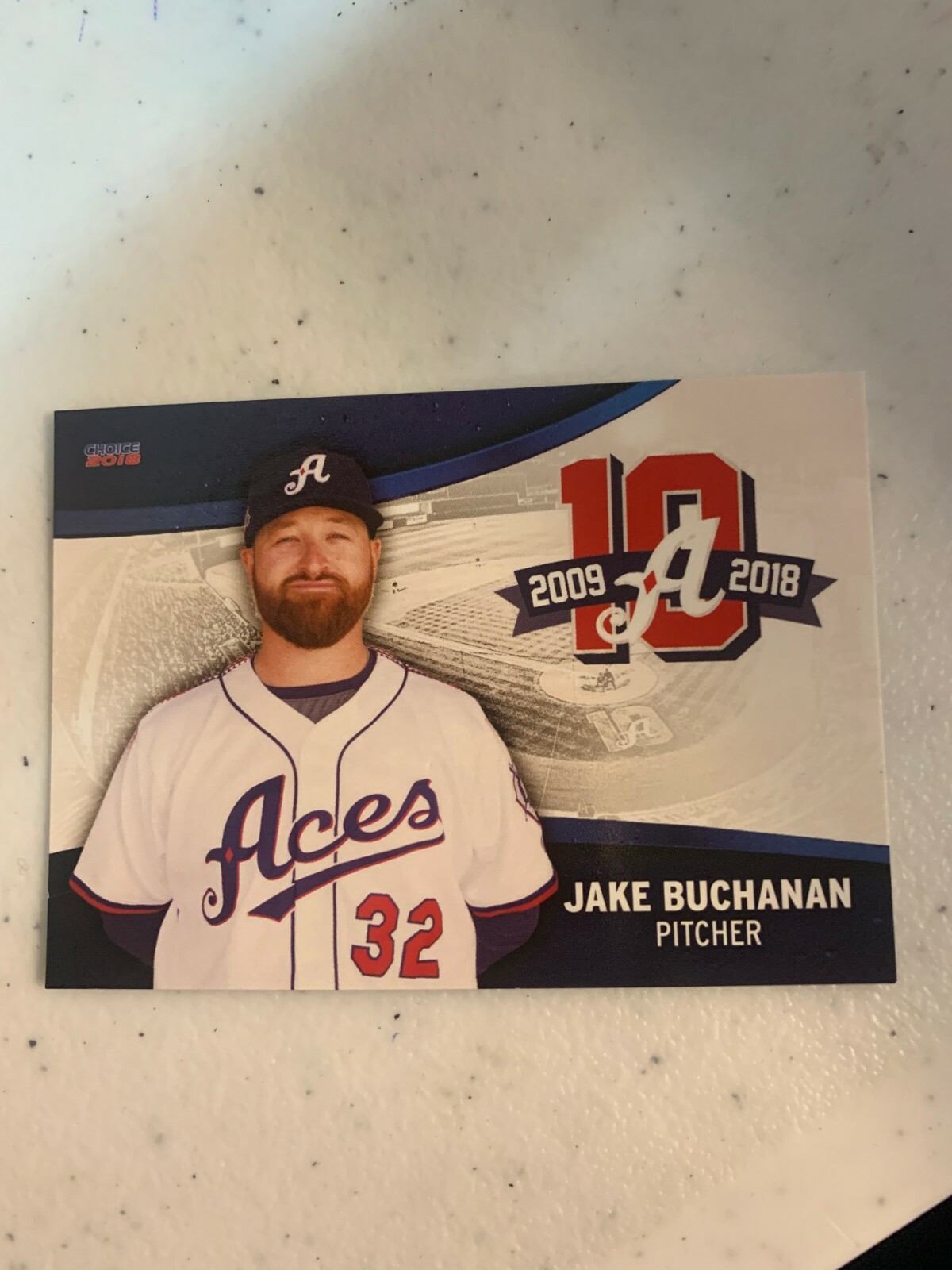 Jake Buchanan 2018 Reno Aces Team Card