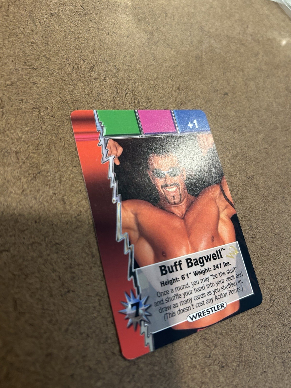 2000 WCW Nitro Trading Card Game – Promo Buff Bagwell Wizards of the Coast Stamp