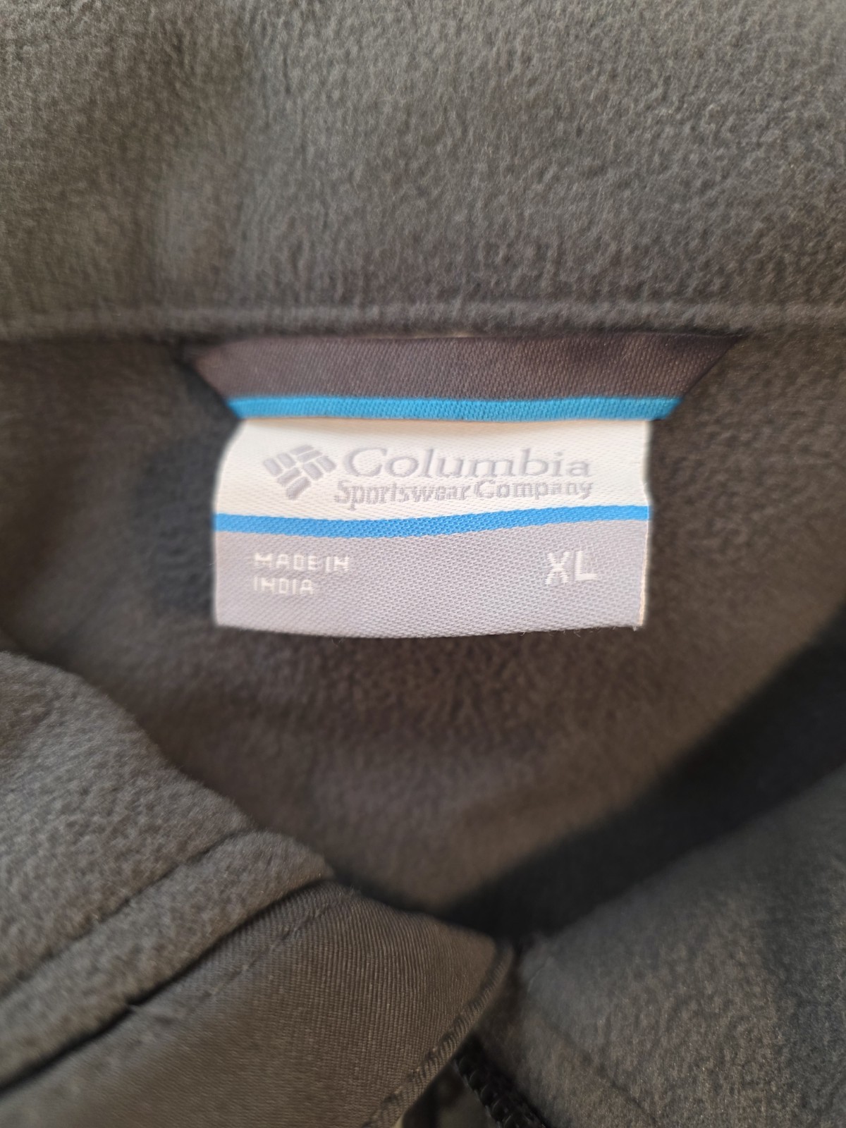 Columbia Ascender Collegiate Softshell Jacket Mens XL Gray Wisconsin Badgers