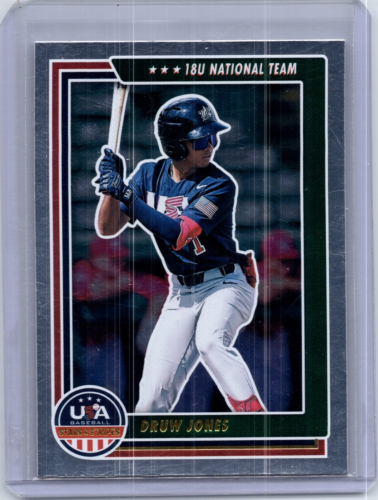 2022 Panini Stars & Stripes USA Baseball #61 Druw Jones Longevity (Retail Base)