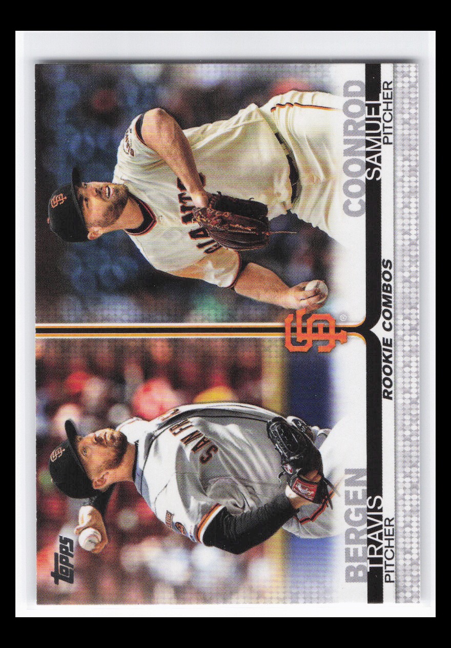 2019 Topps Update #US238 Travis Bergen / Samuel Coonrod RCOM,