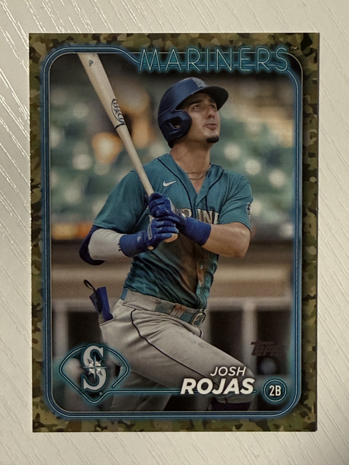 Josh Rojas 2024 Topps Camo #487 12/25 Seattle Mariners