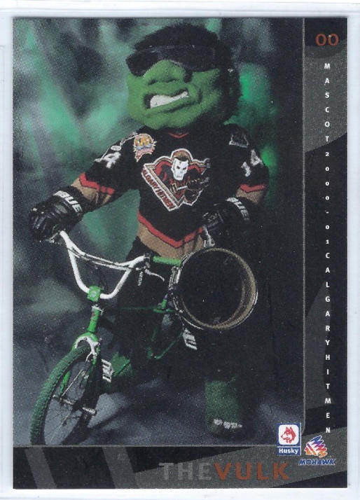 2000-01 Calgary Hitmen (WHL) The Vulk (mascot)