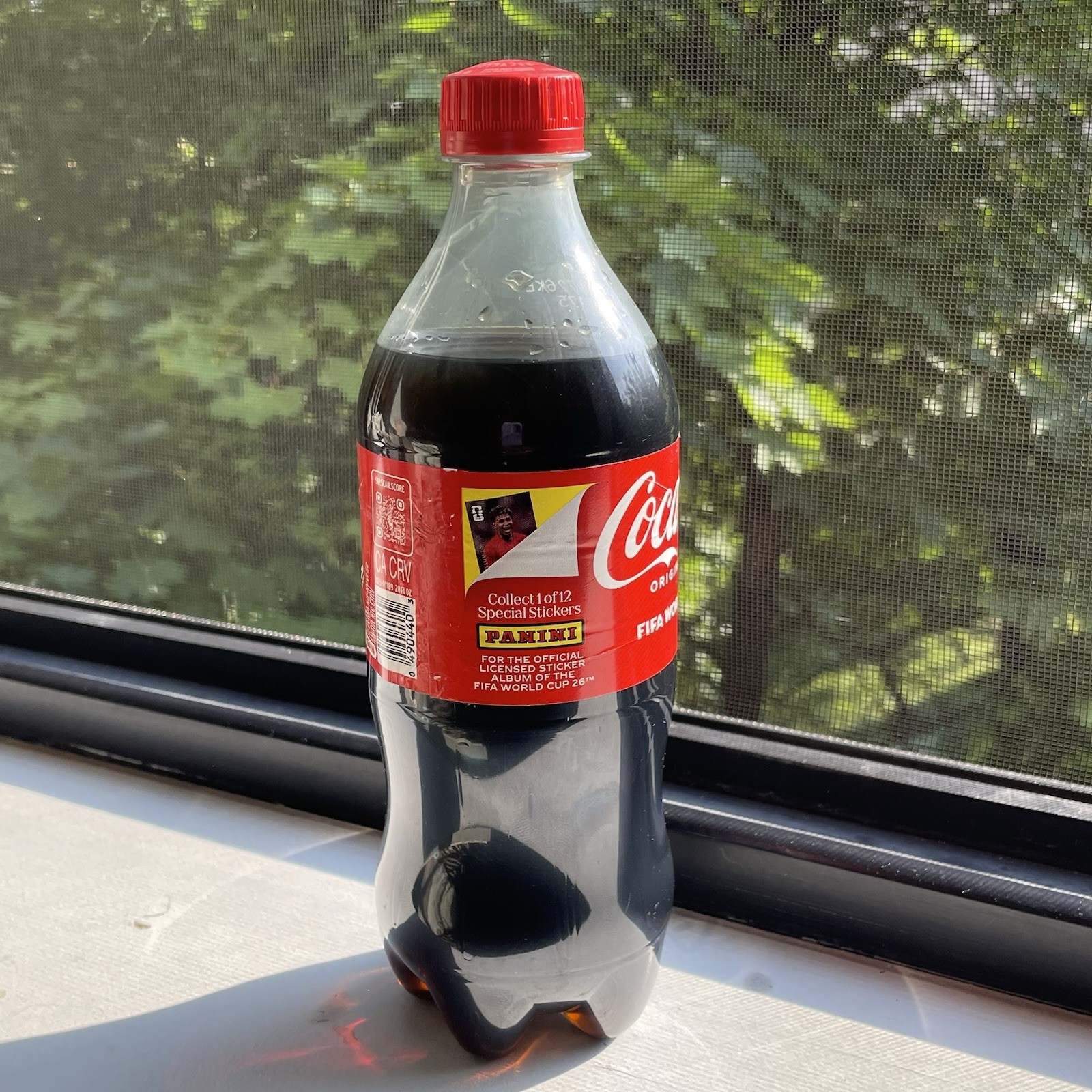 FIFA World Cup 2026 ARG Panini Sticker Coca Cola 20 oz Bottle FACTORY SEALED