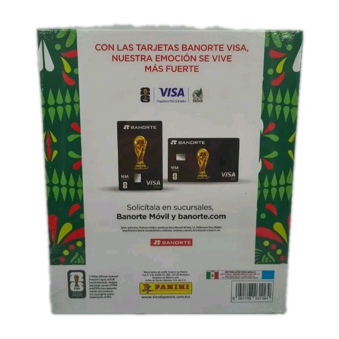 Panini FIFA World Cup 2026 Hard Cover Album Mexico Edition Sealed New