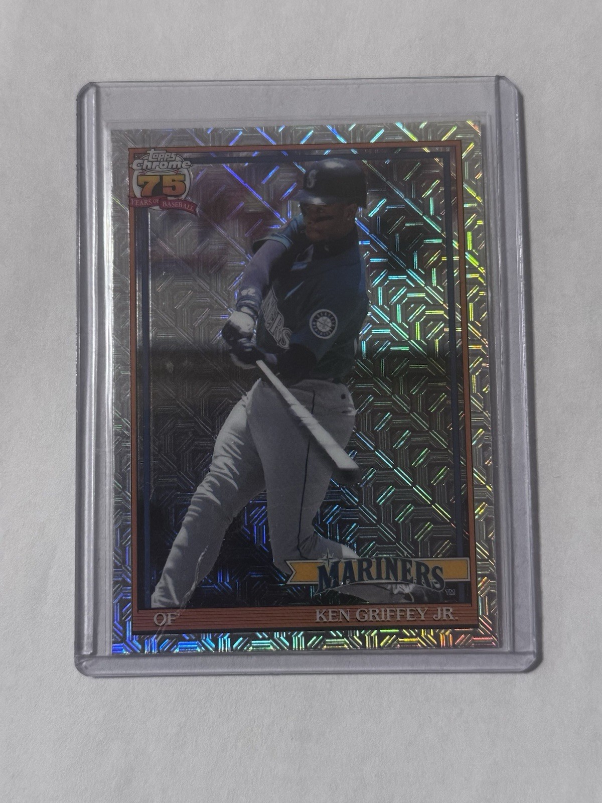 2026 Topps Series 1 Ken Griffey Jr Silver Pack Mojo Refractor Mariners 91C-51