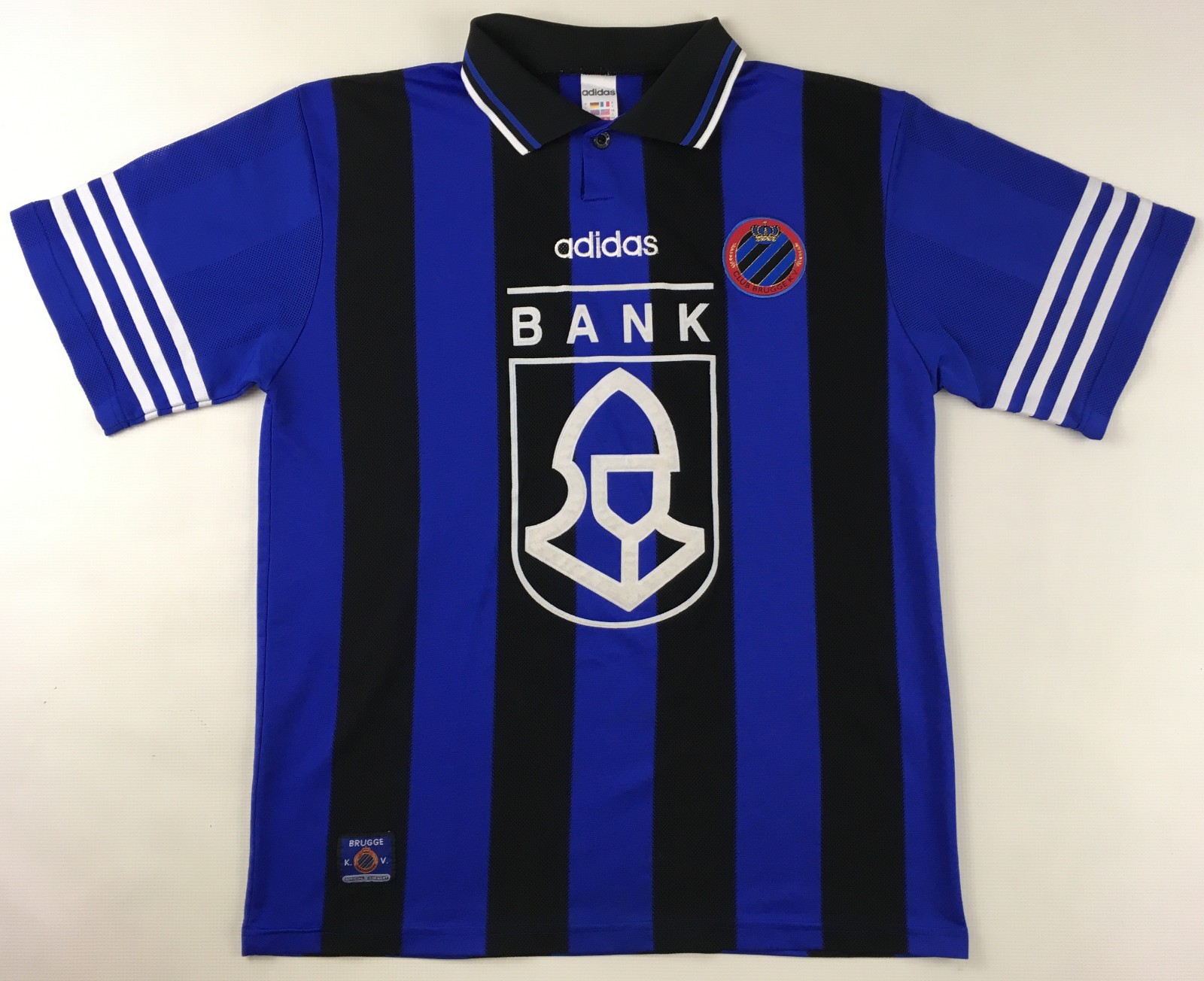 Club Brugge KV 1996/97 1997 Adidas shirt jersey vintage 1990s Belgium Large L