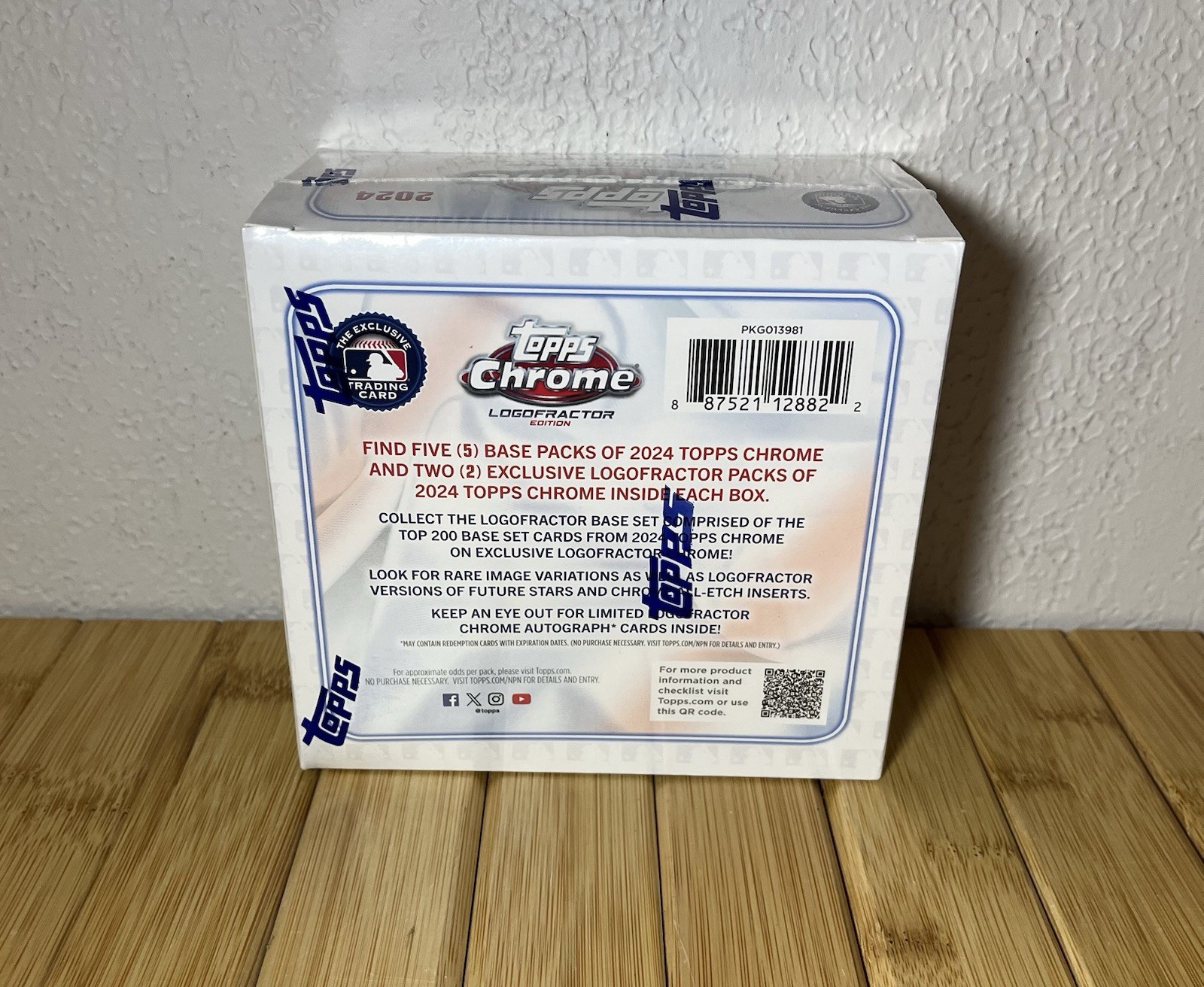 2024 Topps Chrome Baseball Logofractor Limited Edition Factory Sealed Box