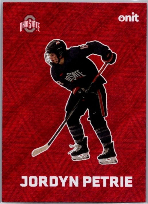 2025-26 ONIT Ohio State Women’s Hockey #F-5 Jordyn Petrie Fusion Standard Holo