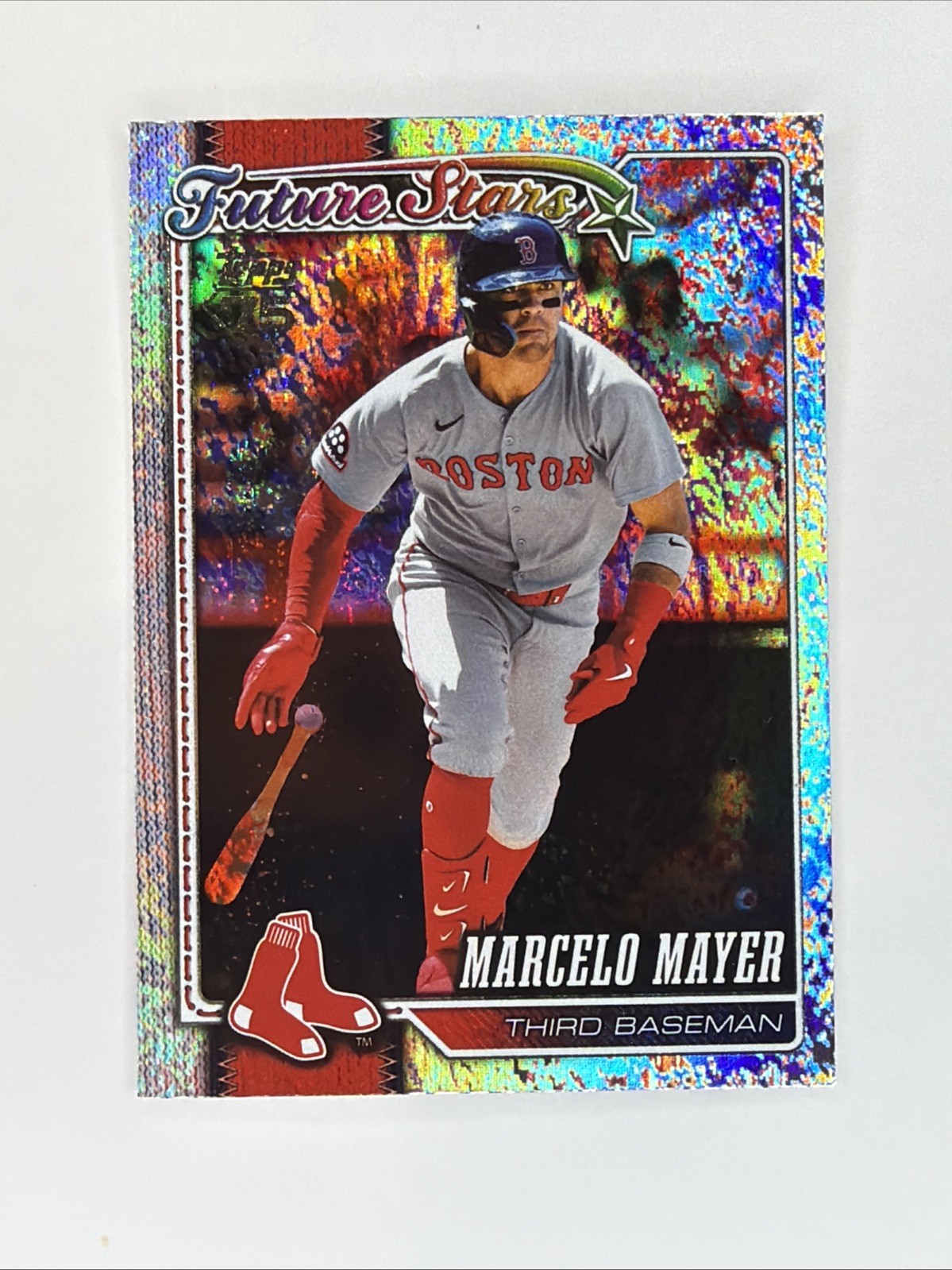 Marcelo Mayer, Roman Anthony, Red Sox Team Sparkle and Halo Topps 75th Lot