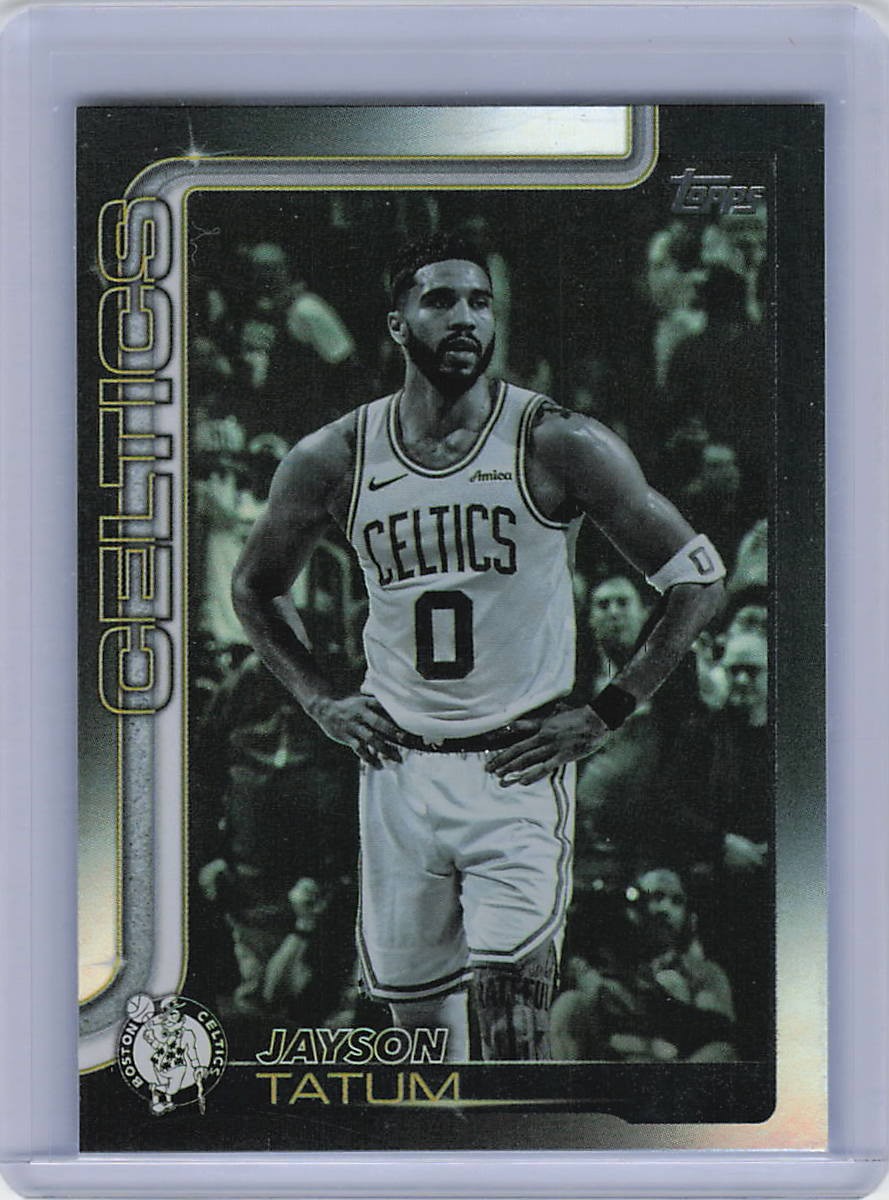 2025-26 Topps #1 Jayson Tatum blackout