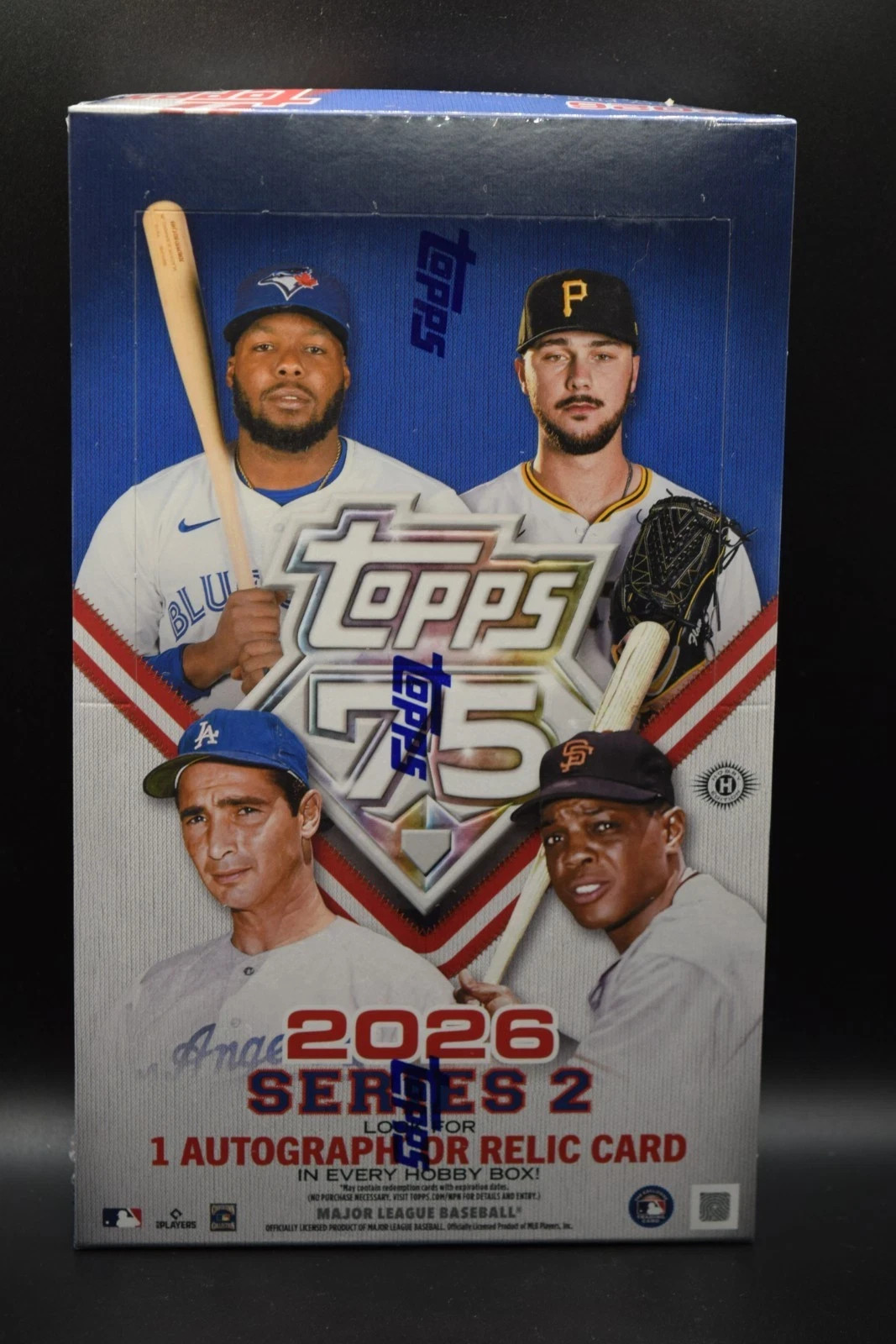 2026 TOPPS SERIES 2 BASEBALL HOBBY BOX -FACTORY SEALED – 1 Auto or Relic!
