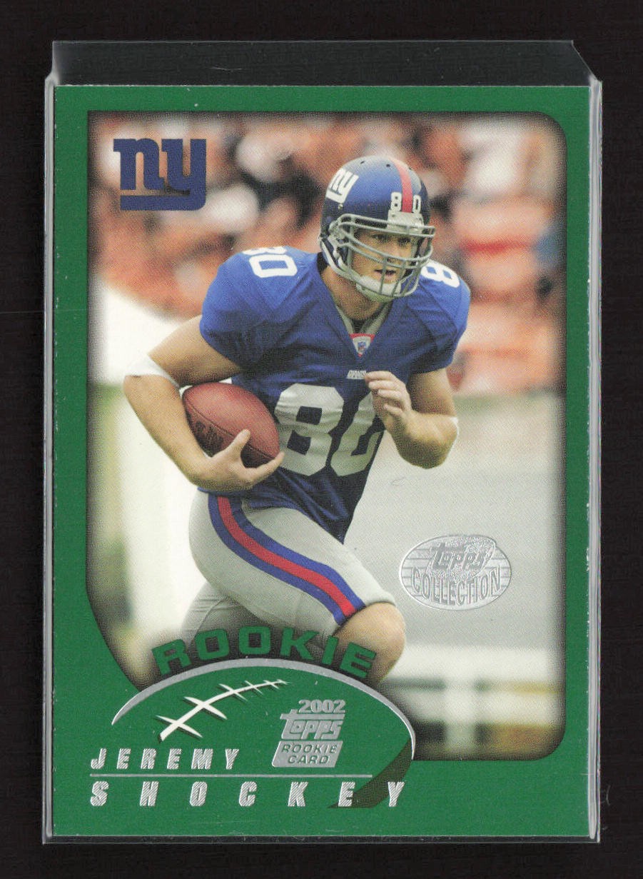 2002 Topps Topps Collection #317 Jeremy Shockey New York Giants Rookie NM