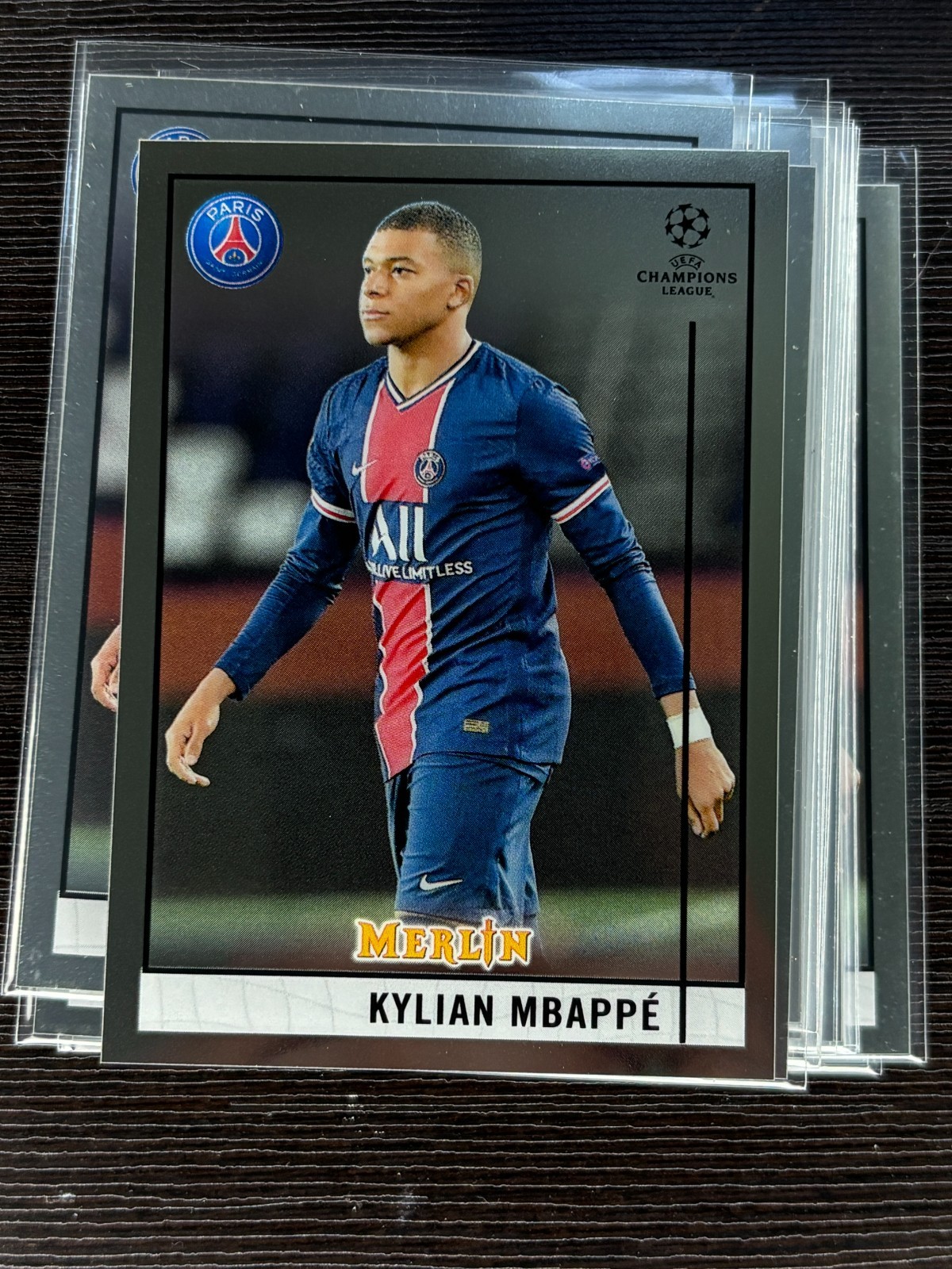 Kylian Mbappe SINGLES – 2020/21 Topps Panini Donruss FIFA France PSG