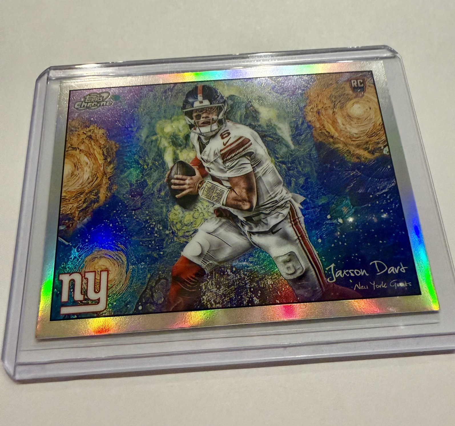 Topps Cosmic Jaxson Dart Stars Of The Night STN-2 RC Insert Giants NFL 2025