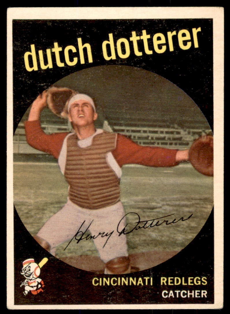 1959 Topps #288 DUTCH DOTTERER Cincinnati Redlegs VGEX