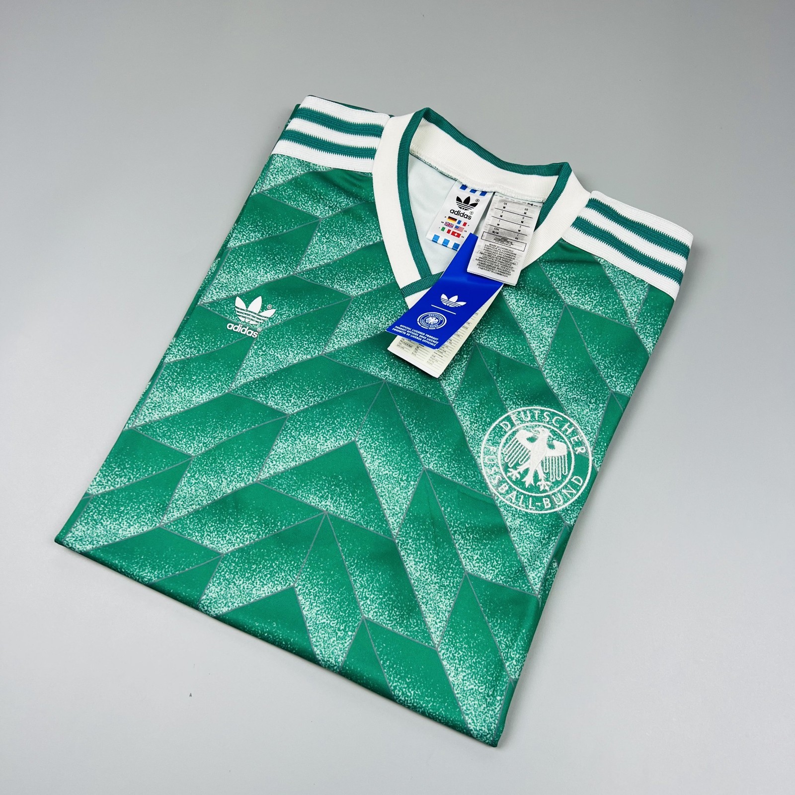 Germany Team Jersey 1990 Away WM Reissue Soccer Shirt Adidas KD3999 Men Size L