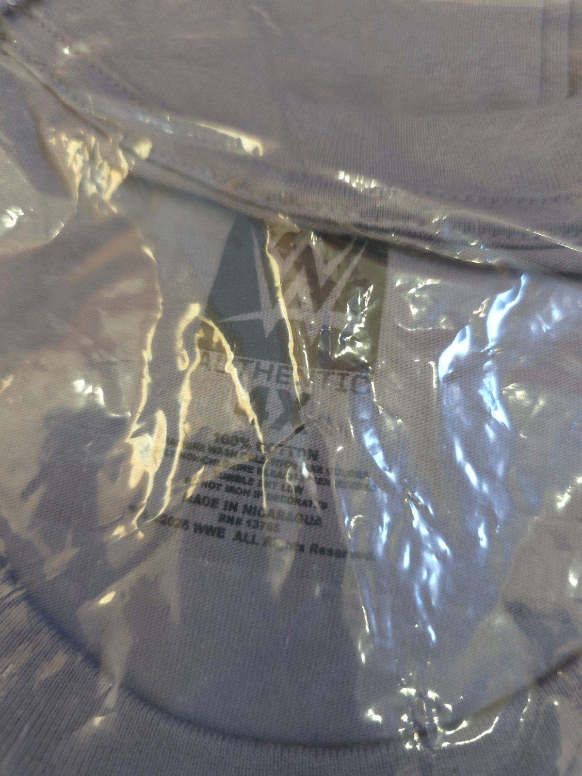 WWE Authentic Men’s John Cena Farewell Tour 2025 Dayton Gray Shirt 4XL Sealed