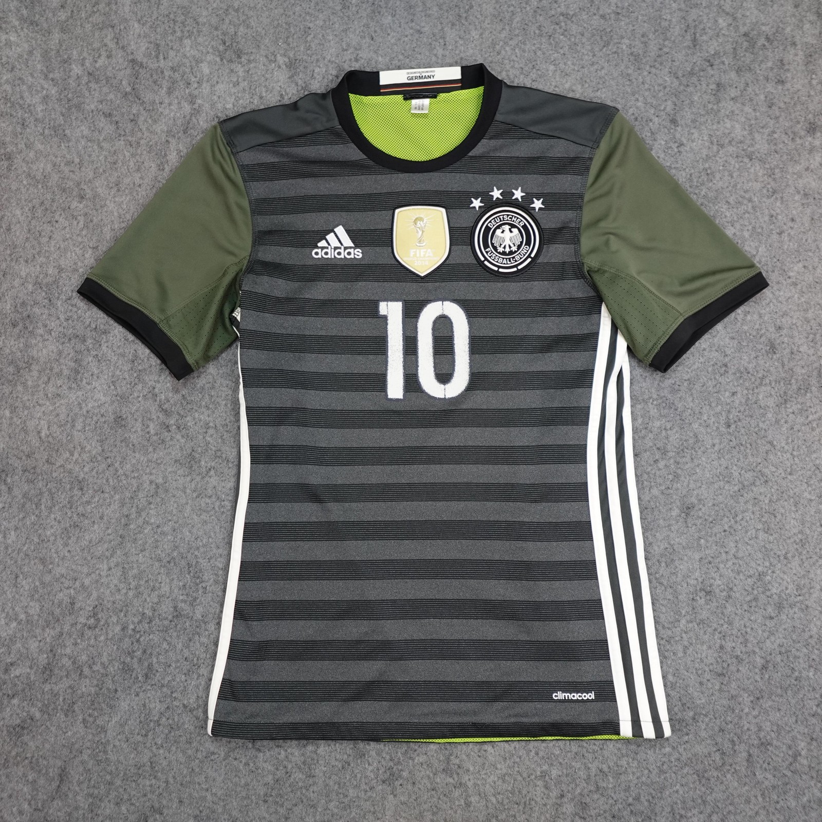 Germany National Team Jersey Mens Small Mesut Ozil 10 Adidas Football Shirt 2016