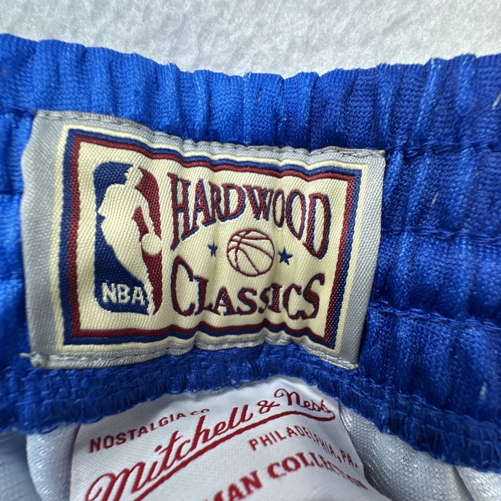 New Jersey Nets 1990 Basketball Shorts NBA MITCHELL & NESS Swingman Mens Large