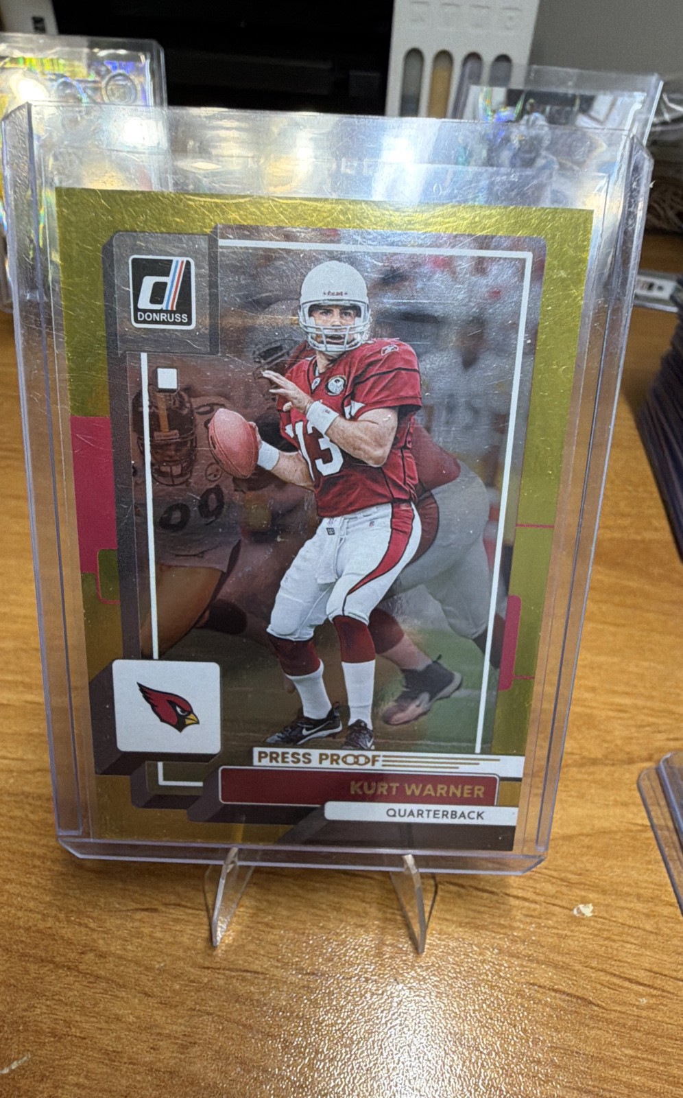 2022 Panini Donruss – Kurt Warner #1 Press Proof Gold /50