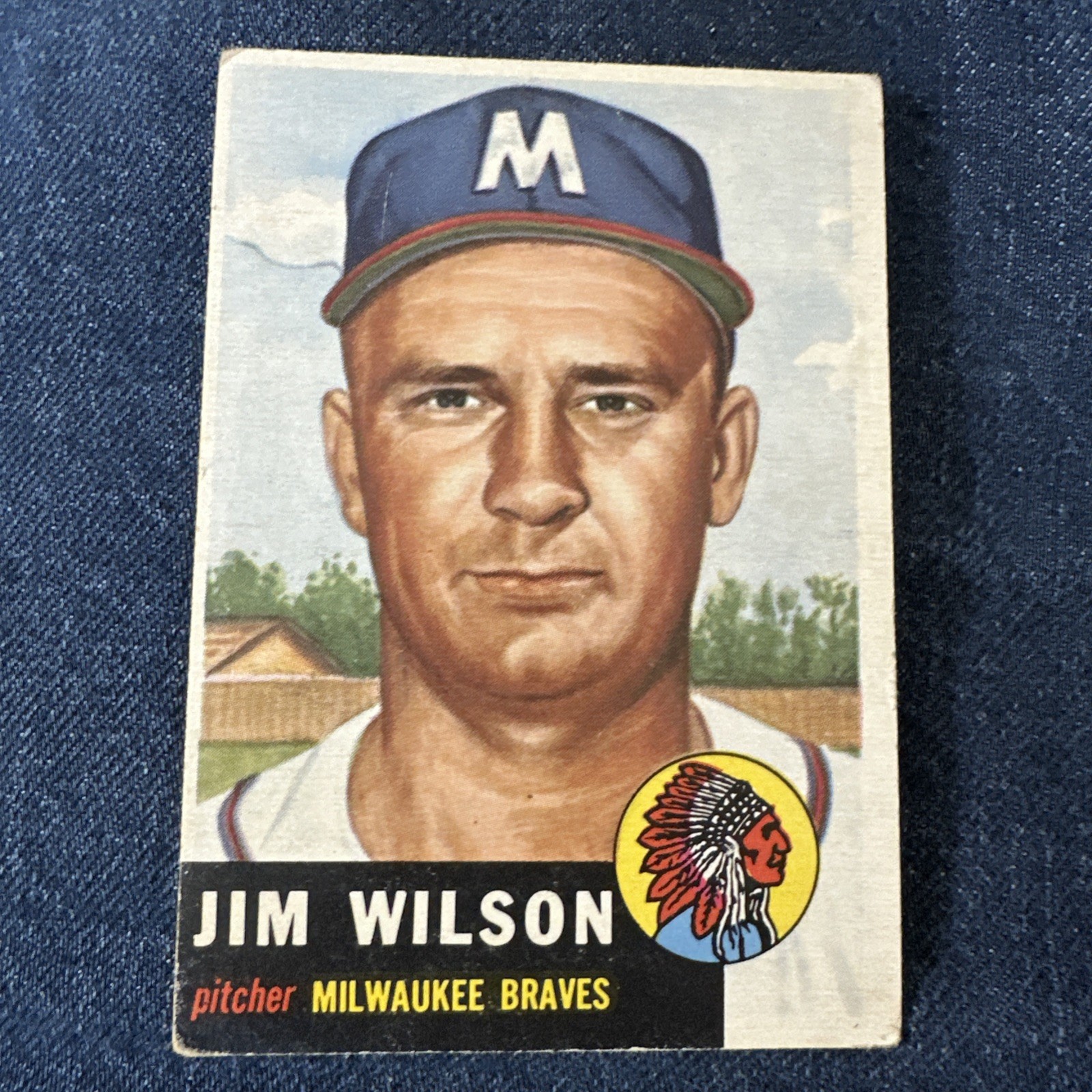 1953 Topps Set-Break #208 Jim Wilson VG-VGEX