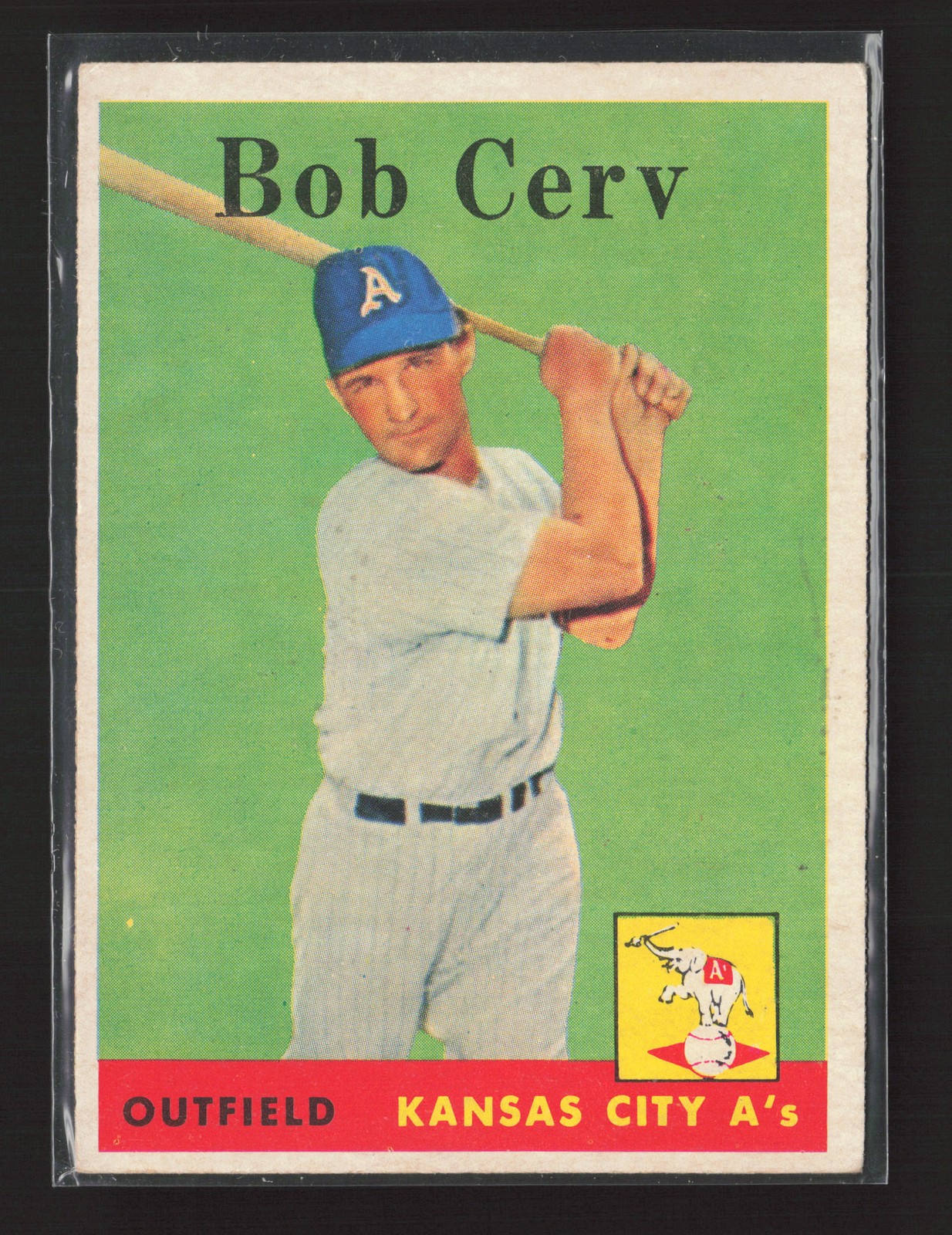 Bob Cerv 1958 Topps #329 TYW5