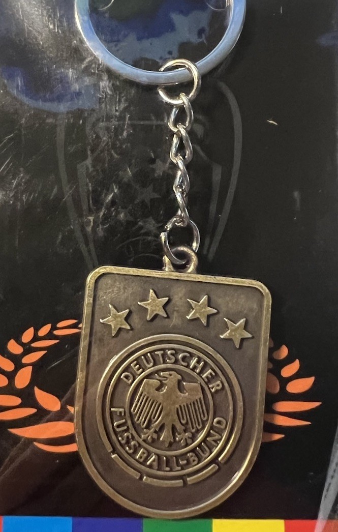 Germany Football Soccer Keychain, Germany Keychain.