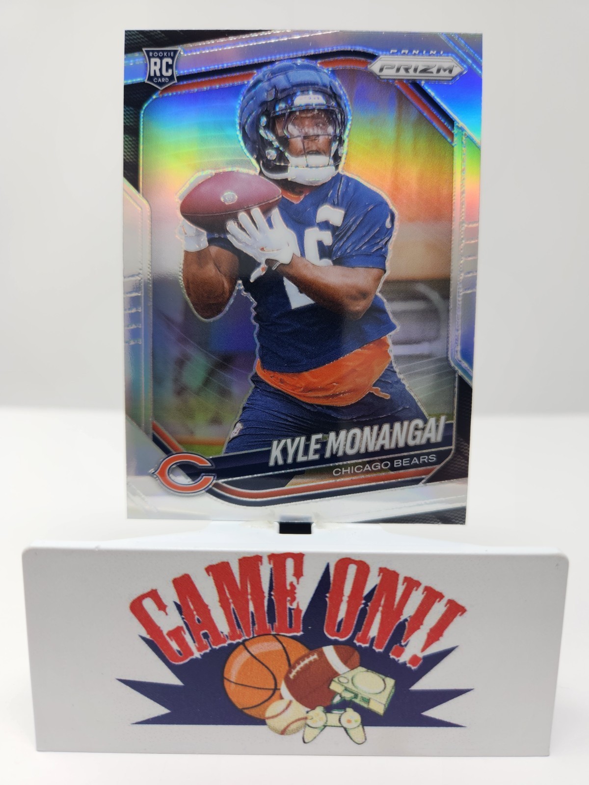2025 Panini Prizm #348 Kyle Monangai Silver Prizm RC Rookie