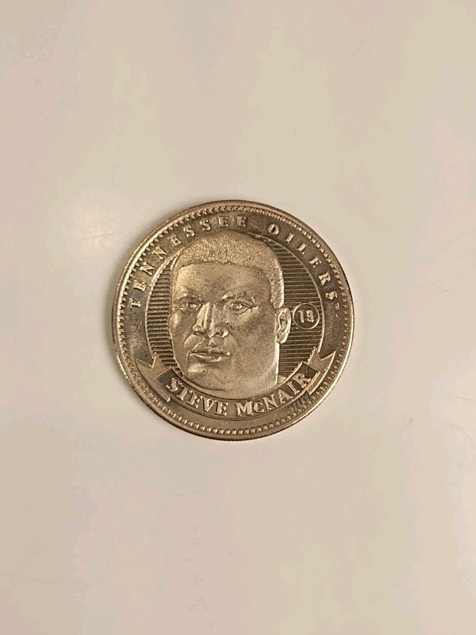 1998 Pinnacle Mint Collection Coins Steve McNair #19 Rare SILVER Coin